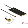 Antena LPWAN męskie złącze I-PEX MHF I -2,63 dBi płytka drukowana FPC 1.13 15 cm wewnętrzna samoprzylepna Delock 12615