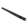 Antena WLAN 802.11 a/ax/a/b/g/n RP-SMA męska 5 dBi 20 cm dowolny kierunek uchylne złącze gumowana powierzchnia czarna Delock 126