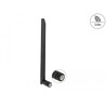 Antena WLAN 802.11 ac/ax/a RP-SMA męska 5 dBi 20 cm wielokierunkowa zamocowanie z możliwością przechyłu z elastycznego materiału