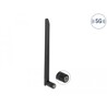 Antena 5G 3,4 - 3,8 GHz SMA męska 5 dBi 20 cm wielokierunkowa zamocowanie z możliwością przechyłu z elastycznego materiału Deloc