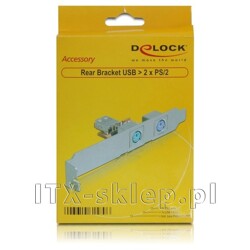 Śledź USB - 2 x PS/2 standard + low-profile
