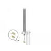 Antena wielopasmowa LTE WLAN 2,4 GHz 1 x SMA męski 1 x RP-SMA męski 2 - 3 dBi 2 x 20 cm RG-178 wielokierunkowa polowa szara Delo