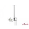 Antena N żeńska 433 MHz wielokierunkowa 2 dBi 40 cm nieruchoma zewnętrzna szara Delock 12695