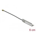 Antena WLAN 802.11 b/g/n męskie złącze I-PEX MHF I 3 dBi płytka drukowana PIFA 805 6 cm wewnętrzna Delock 86136