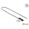 Antena WLAN WiFi 6 Dual Band męskie złącze I-PEX MHF 4L 1 dBi płytka drukowana CCD 25 cm wewnętrzna Delock 86286