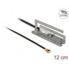 Antena WLAN 802.11 ac/ax/a/h/b/g/n MHF 4L wtyk 1,6 dBi 12 cm PIFA wewnętrzna Delock 86392