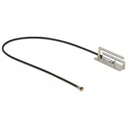Antena WLAN 802.11 ac/ax/a/h/b/g/n MHF 4L wtyk 1,6 dBi 12 cm PIFA wewnętrzna Delock 86392