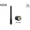 Antena WLAN RP-SMA 802.11 ac/a/h/b/g/n 3 dBi wszechkierunkowa wodoodporna czarna Delock 88394