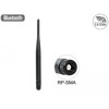 Antena WLAN RP-SMA 802.11 ac/a/h/b/g/n 2 dBi wszechkierunkowa czarna zewnętrzna Delock 88397