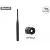 Antena WLAN RP-SMA 802.11 ac/a/h/b/g/n 2 dBi wszechkierunkowa czarna zewnętrzna Delock 88397