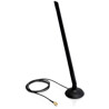 Antena WLAN RP-SMA 802.11 b/g/n 6,5 dBi wszechkierunkowa z podstawą czarna Delock 88410