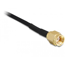 Antena WLAN RP-SMA 802.11 b/g/n 6,5 dBi wszechkierunkowa z podstawą czarna Delock 88410