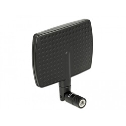 Antena RP-SMA męska WLAN 802.11 ac/a/b/g/n kierunkowa 5 - 7 dBi ze złączem pochylania czarna Delock 88447