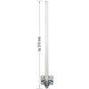 Antena WLAN N wtyk 802.11 b/g/n 8 dBi wszechkierunkowa zewnętrzna biała Delock 88454