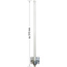 Antena WLAN N wtyk 802.11 b/g/n 8 dBi wszechkierunkowa zewnętrzna biała Delock 88454