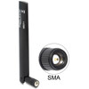 Antena LTE SMA -0,8 - 3,0 dBi wszechkierunkowa z przegubem czarna Delock 88571