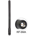 Antena ZigBee ISM 868 MHz RP-SMA 2 dBi stała czarna Delock 88688