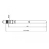 Antena ZigBee ISM 868 MHz RP-SMA 2 dBi stała czarna Delock 88688