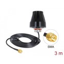 Antena LTE SMA Band 1/3/7/20 3 m RG-174 2 dBi wszechkierunkowa zewnętrzna Delock 88749