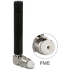 Antena GSM Quadband FME 2 dBi wszechkierunkowa 90° stała czarna Delock 88767