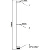 Antena N żeńska WLAN 802.11 ac/a/h/b/g/n wielokierunkowa 6 - 8 dBi 28 cm nieruchoma zewnętrzna biała Delock 88821