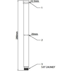 Antena N żeńska WLAN 802.11 ac/a/h/b/g/n wielokierunkowa 6 - 8 dBi 28 cm nieruchoma zewnętrzna biała Delock 88821