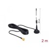 Antena GSM UMTS SMA 3 dBi wszechkierunkowa z podstawą 2 m czarna Delock 88879