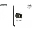 Antena WLAN RP-SMA 802.11 ac/a/h/b/g/n 3 ~ 6 dBi wszechkierunkowa z podstawą czarna Delock 88900
