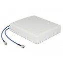 Antena LTE MIMO 2 x N żeńska 8 dBi z kablem RG-402 37 cm na zewnątrz beżowa Delock 88931