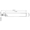 Antena ZigBee Multi Bluetooth GSM LTE UMTS WLAN IEEE 802.11 b/g/n RP-SMA 1 - 4,3 dBi wszechkierunkowa z podstawą czarna Delock 8