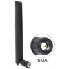 Antena LTE (50 szt.) SMA -0,8 - 3,0 dBi wszechkierunkowa z przegubem czarna bulk Delock 88970