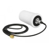 Antena WLAN 802.11 ac/a/h/b/g/n RP-SMA męski 1,4 - 3 dBi z kablem przyłączeniowym biała zewnętrzna ULA 100 1 m Delock 88985