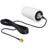 Antena WLAN RP-SMA 802.11 ac/a/h/b/g/n 0 dBi wszechkierunkowa biała zewnętrzna 3 m ULA100 Delock 89449
