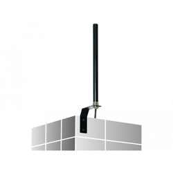 Antena LTE UMTS GSM SMA męska 3 dBi wielokierunkowa stała z kablem RG-58 3 m montaż na ścianie zewnętrzna czarna Delock 89529
