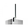Antena LTE UMTS GSM SMA męska 3 dBi wielokierunkowa stała z kablem RG-58 3 m montaż na ścianie zewnętrzna czarna Delock 89529