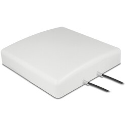 Antena LTE MIMO 2 x SMA wtyk 8 dBi kierunkowa z kablem RG-58 10 m beżowa zewnętrzna Delock 89891