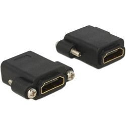 Łącznik HDMI adapter F-F żeńsko-żeński montażowy panelowy Delock 85125