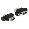 Adapter HDMI-A gniazdo żeńsko-żeńskie łącznik Delock 65313