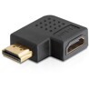 Adapter HDMI-A wtyk do gniazdo kątowy 90° prawo kątowy Delock 65076