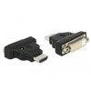 Adapter HDMI męski (M) DVI-D 25 pin żeński (F) z dioda LED Delock 65020