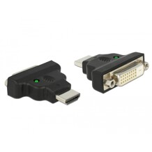 Adapter HDMI męski (M) DVI-D 25 pin żeński (F) z dioda LED Delock 65020