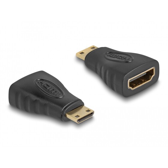 Adapter HDMI C męski (M) A żeński (F) High Speed Delock 65244