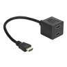 Przewód połączeniowy HDMI wtyk do 2x High Speed HDMI Ethernet gniazdo Delock 65226