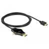 Kabel do monitora 3w1 USB-C / DisplayPort / mini DisplayPort 4K 60Hz Delock 85974