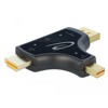 Adapter do monitora 3w1 HDMI / DisplayPort / mini-DisplayPort HDMI 4K 60Hz Delock 64059