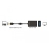 Adapter HDMI męski do VGA żeński czarny Delock 65512