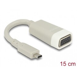 Adapter HDMI Micro-D męski do VGA żeński Delock 65470