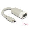 Adapter HDMI Micro-D męski do VGA żeński Delock 65470