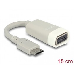 Adapter HDMI Mini-C męski do VGA żeński Delock 65471