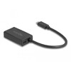Adapter HDMI żeński na USB typu C męski (DP Alt Mode) 4K z PD 100 W Delock 61058